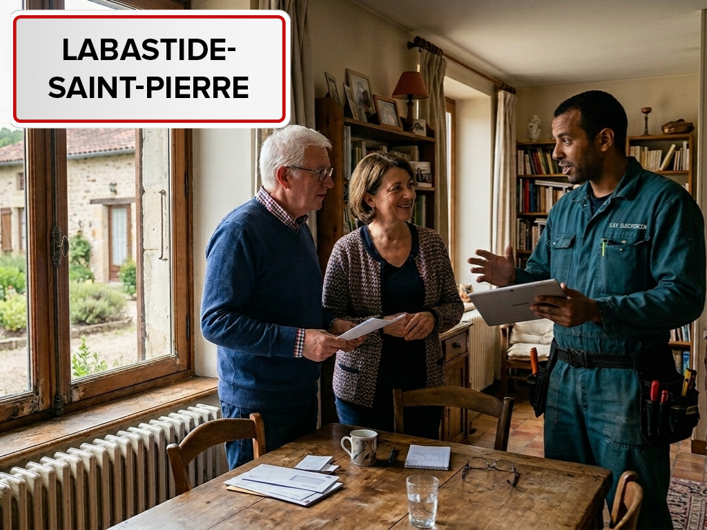 Installation de pompe à chaleur à Labastide-Saint-Pierre (82370) en Tarn-et-Garonne